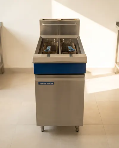 Blue Seal GT46 Twin Pan Gas Deep Fryer