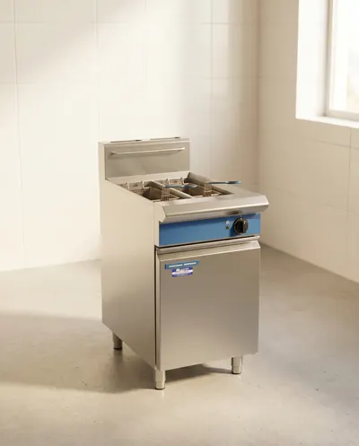 Blue Seal Evolution GT46 Twin Pan Gas Fryer 450mm