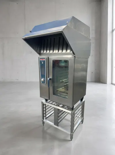 Rational SCCWE101E 10 Tray Combi Oven with Stand